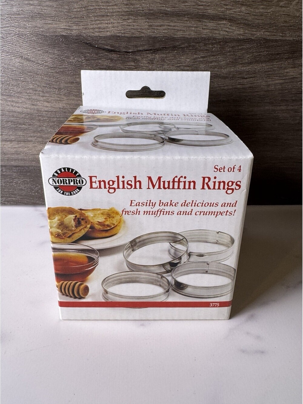 NEW Set of 4 ENGLISH MUFFIN, EGG, PANCAKE, BAGEL S.S. Rings NORPRO